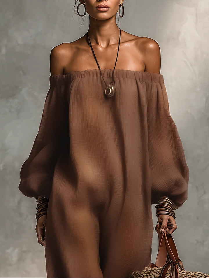 Fenna | Tuta Bustier con Maniche