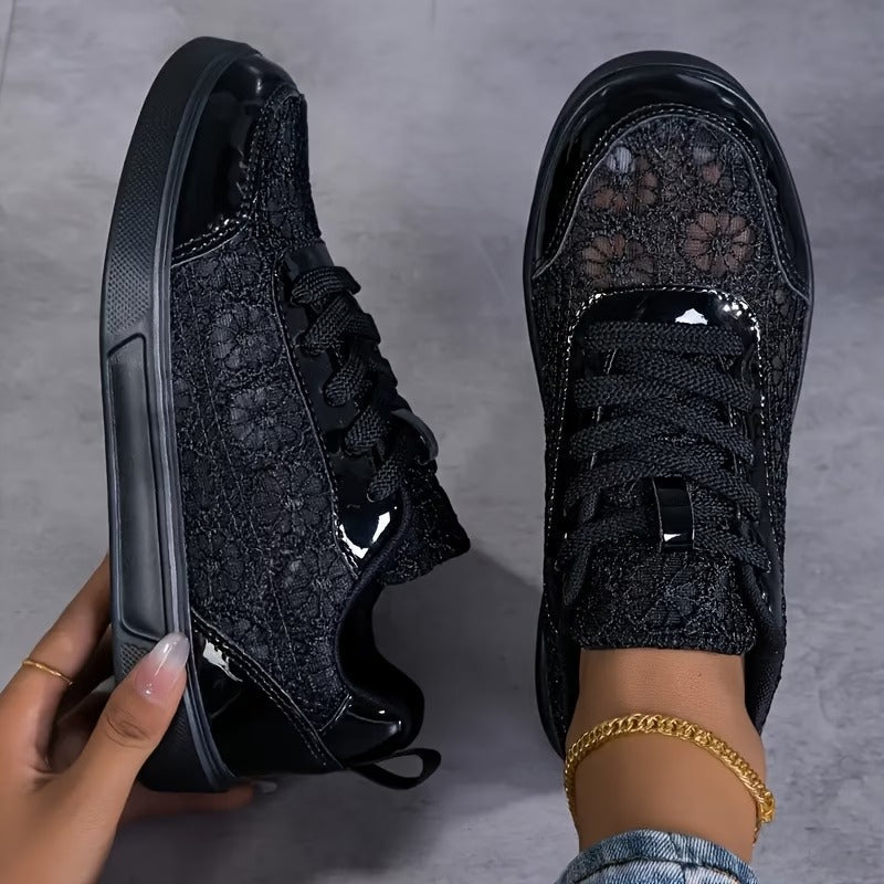 Dentelle | Sneakers in Pizzo Floreale