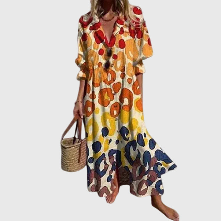 Zariah | Elegante vestito lungo in stile bohemien