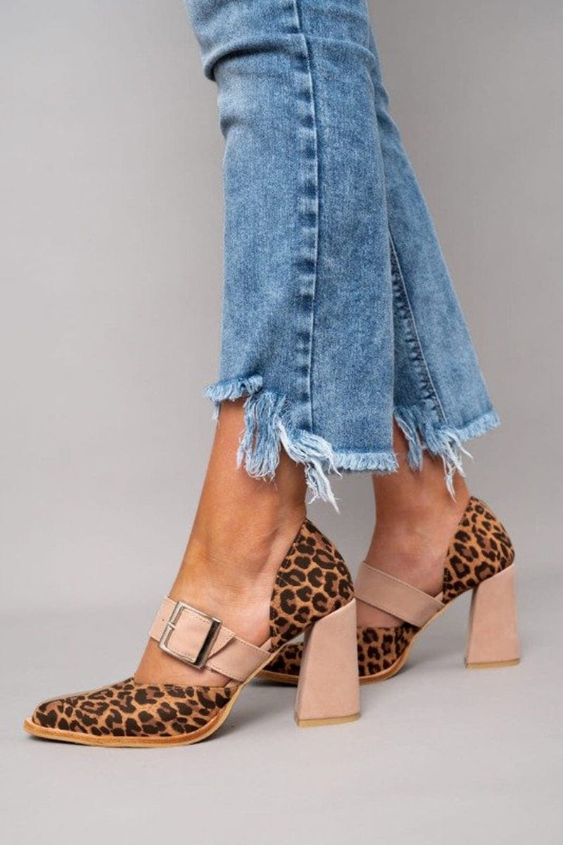 Ilana™ | Tacchi a blocco Leopardina