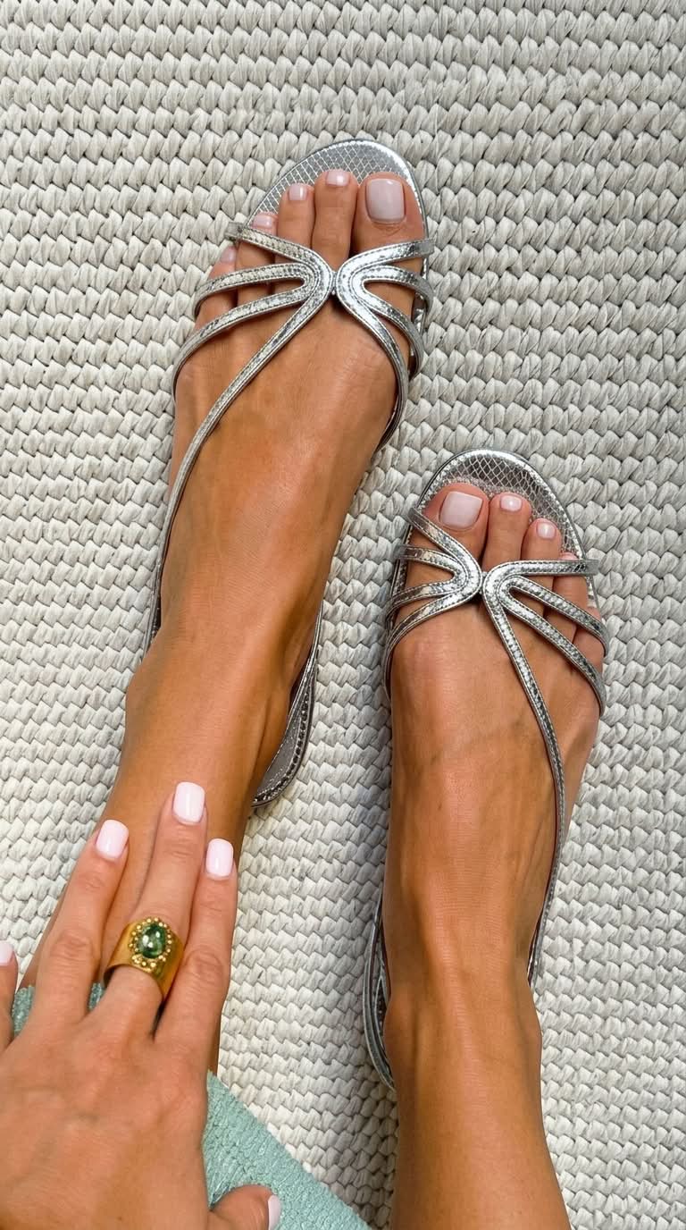 Emma | Sandali Dorati Eleganza Estiva
