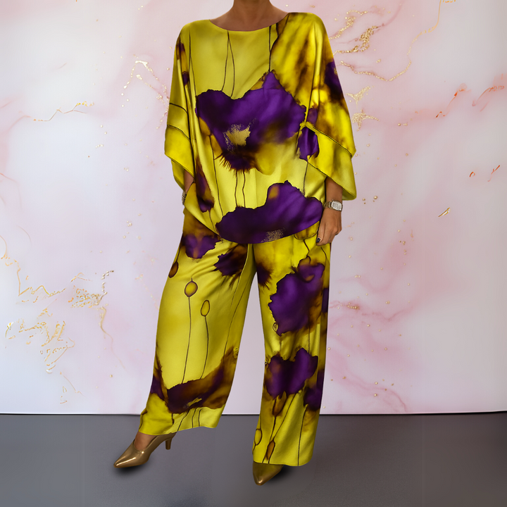 Maelora™ | Completo due pezzi in satin da donna