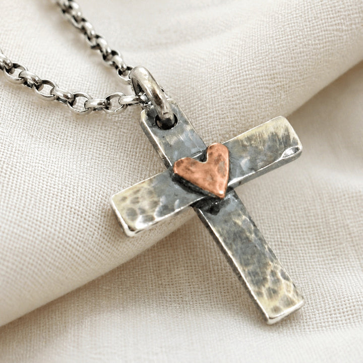 Collana Vintage Bohemien con Croce