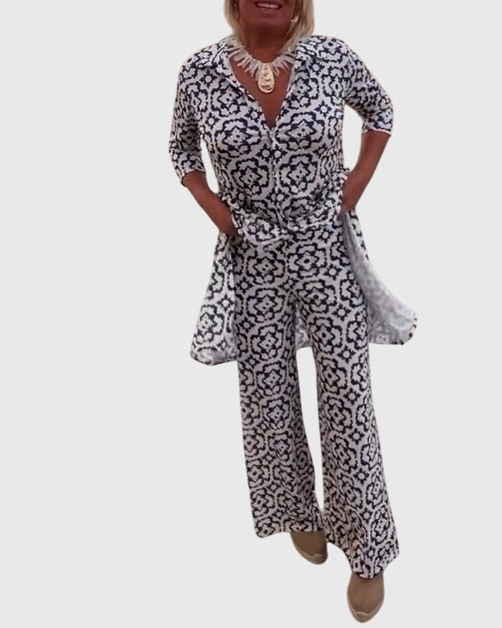 Gabriella™ | Elegante completo vintage due pezzi