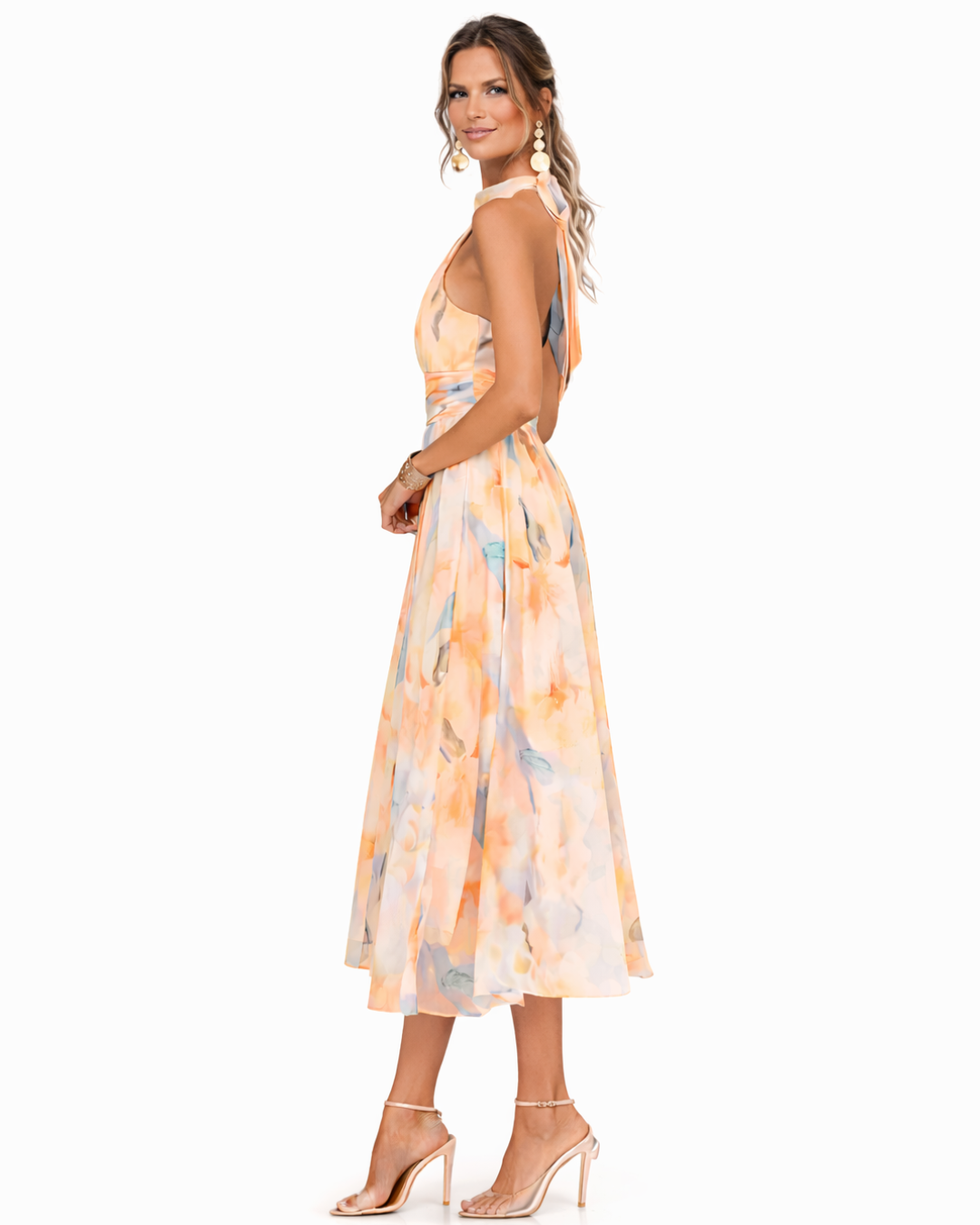 Aurora™ | Abito Halter Acquarelia