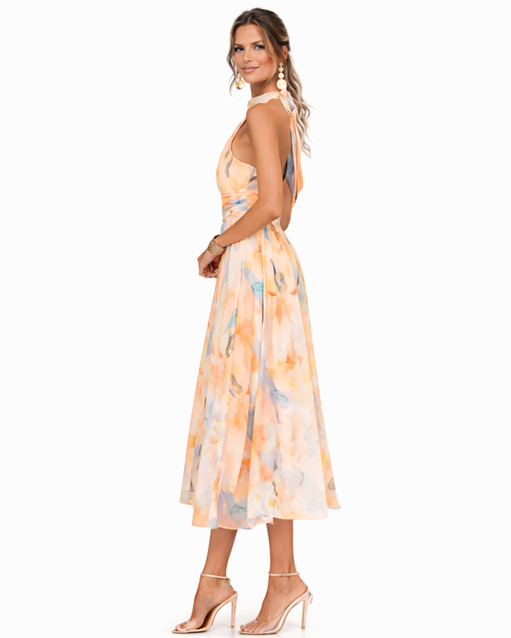 Aurora™ | Abito Halter Acquarelia