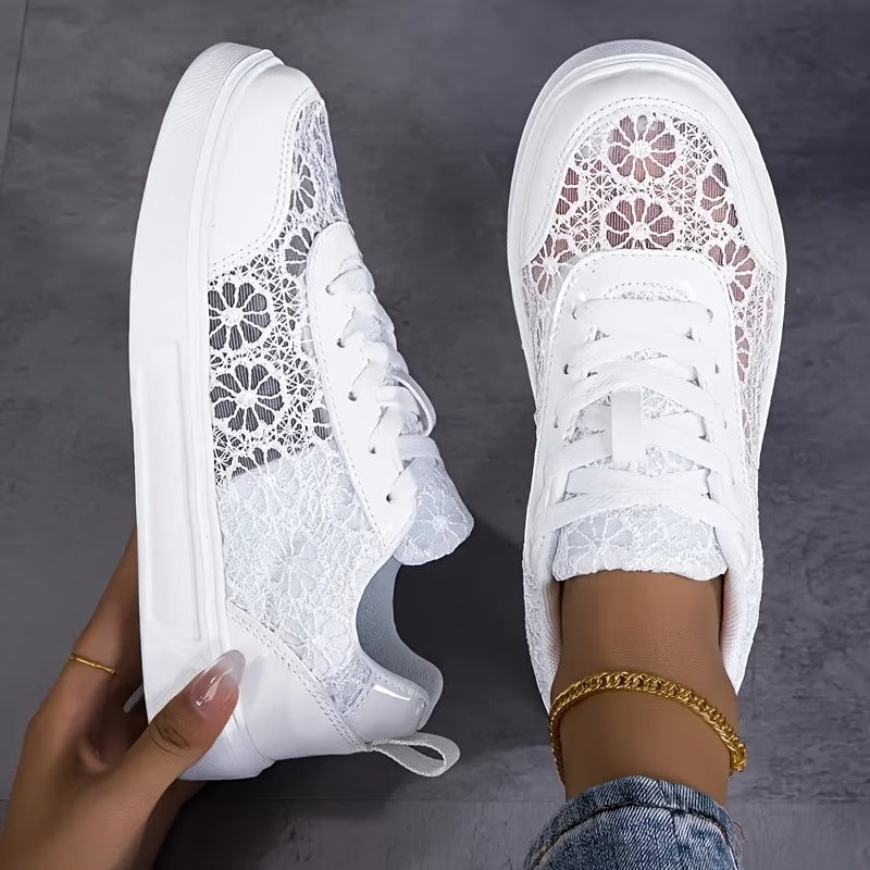 Dentelle | Sneakers in Pizzo Floreale