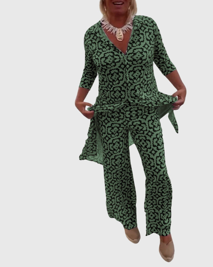 Gabriella™ | Elegante completo vintage due pezzi