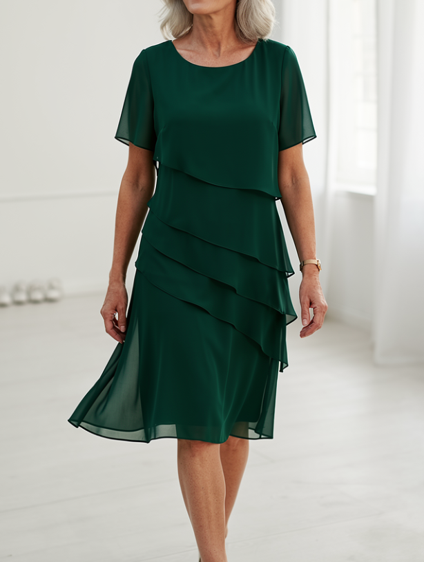 Julia – Abito elegante e fluido con volant