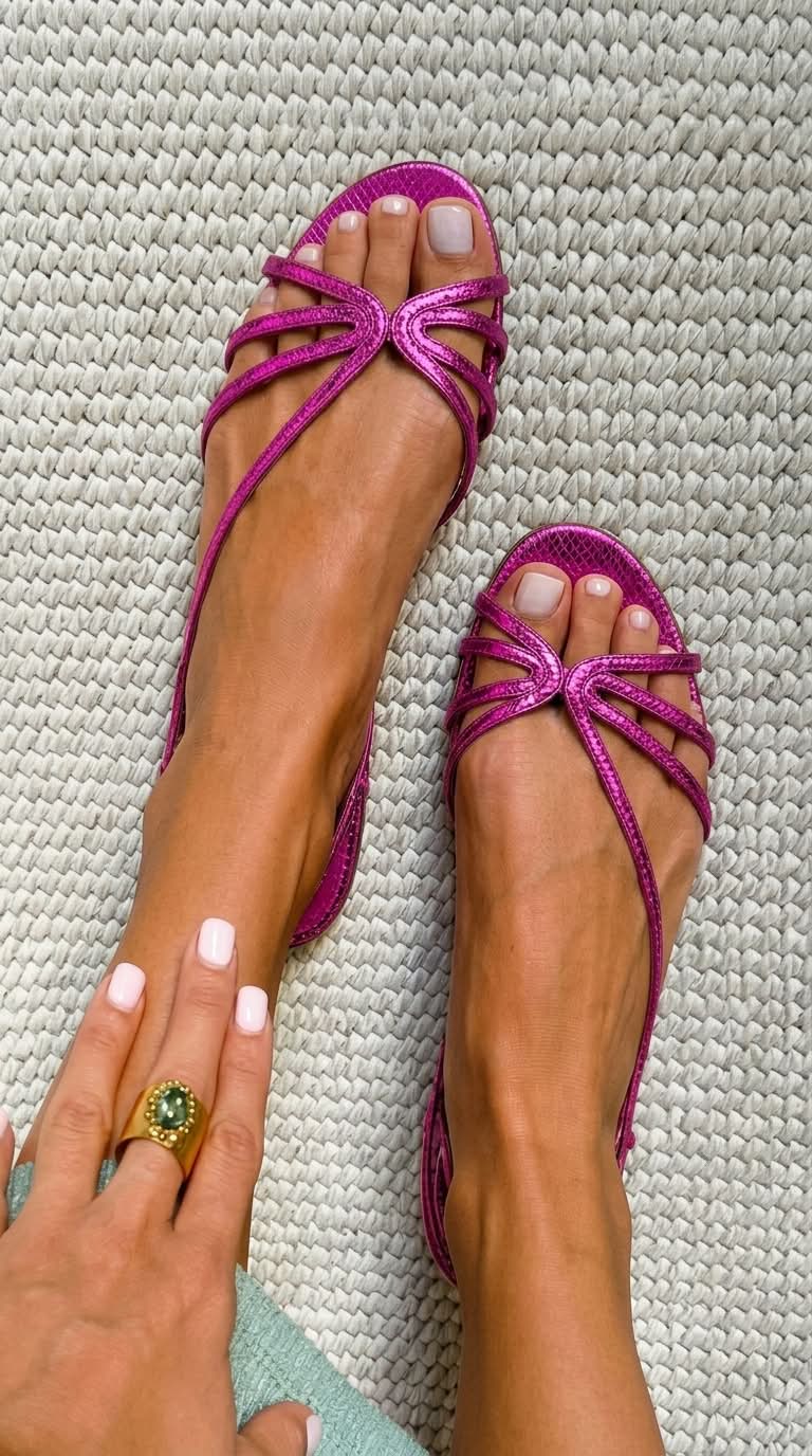 Emma | Sandali Dorati Eleganza Estiva