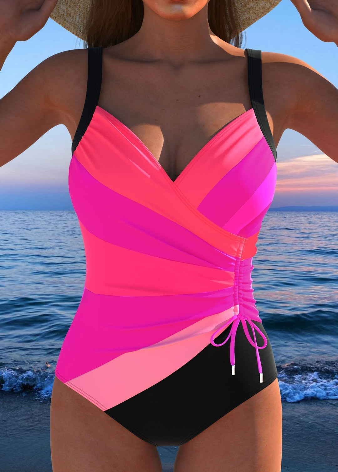 Mayte | Costume intero incrociato che slancia e valorizza