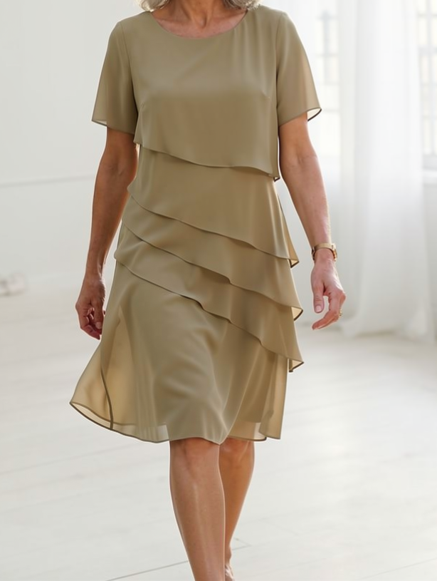 Julia – Abito elegante e fluido con volant