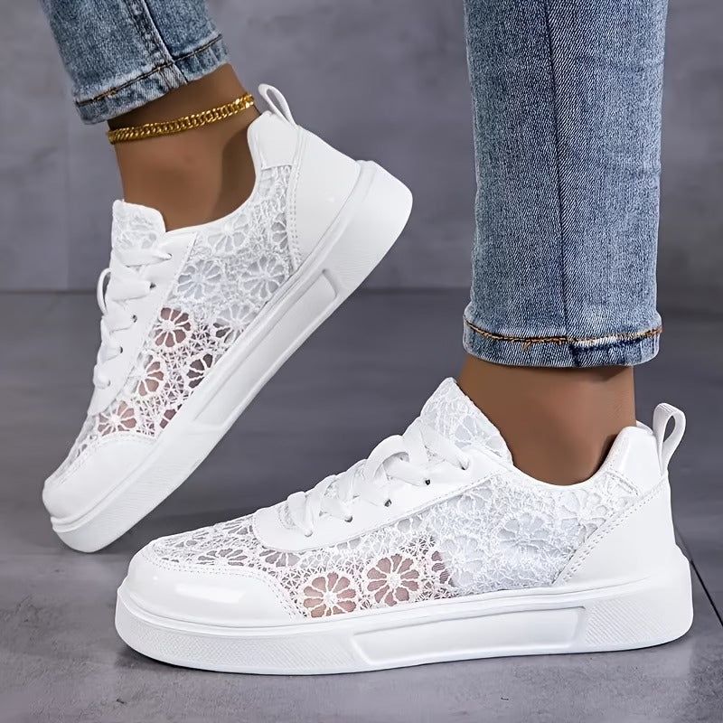 Dentelle | Sneakers in Pizzo Floreale