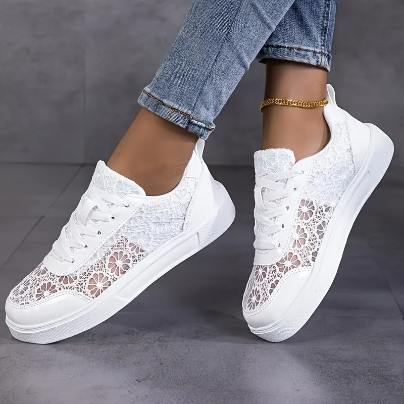 Dentelle | Sneakers in Pizzo Floreale