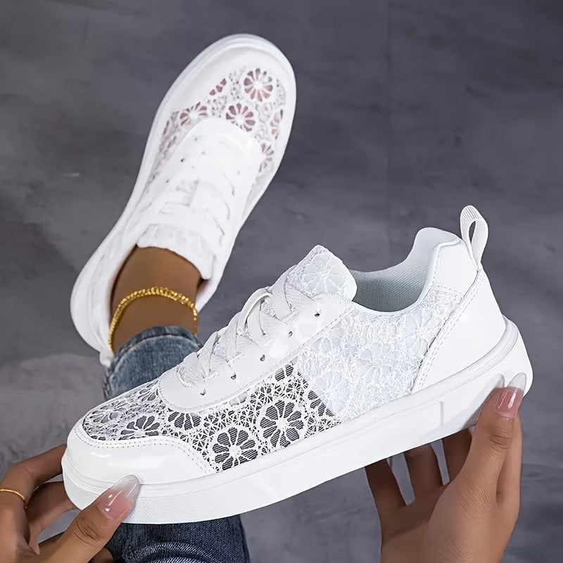 Dentelle | Sneakers in Pizzo Floreale