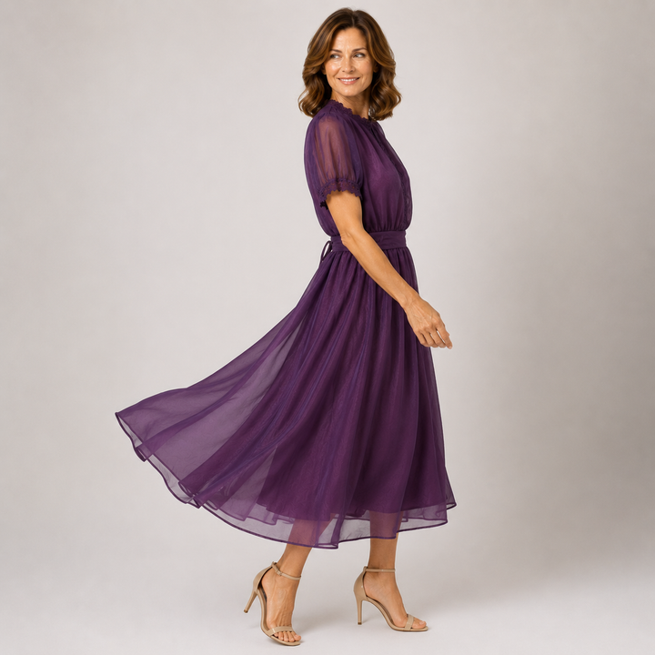 Flavia™ | Abito Maxi Serena in Chiffon