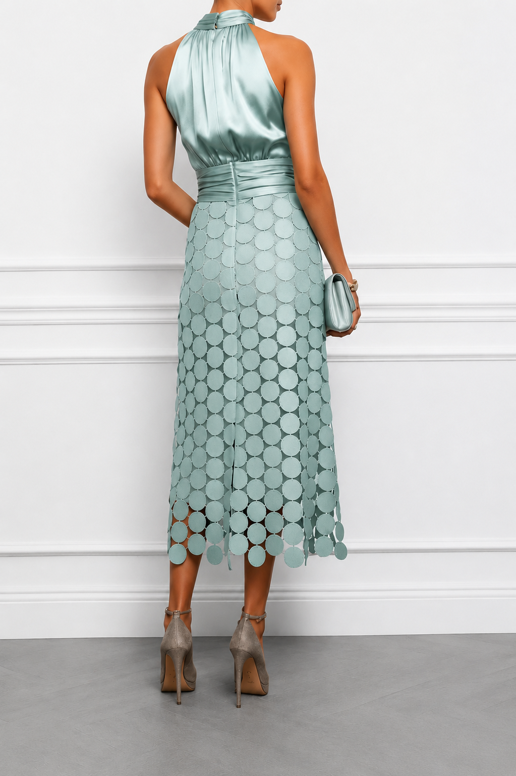 Céline | Abito Midi da Cerimonia Elegante