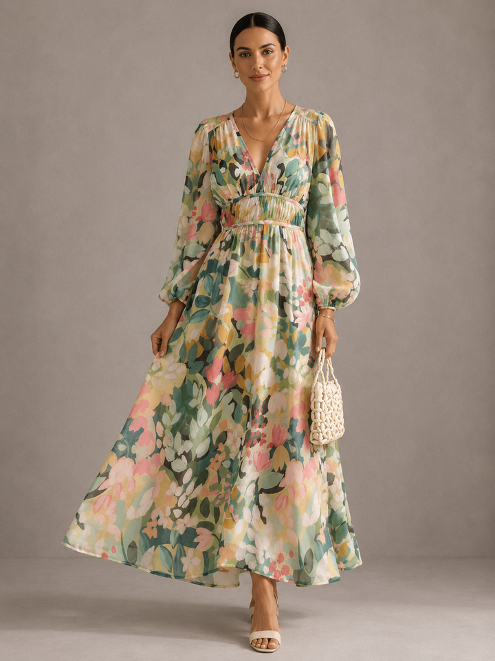 Celine™ | Abito Floreale Belladonna