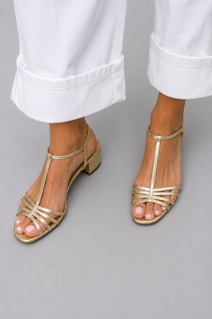 Alegra™ | Sandali Dorati dall’Eleganza Quotidiana