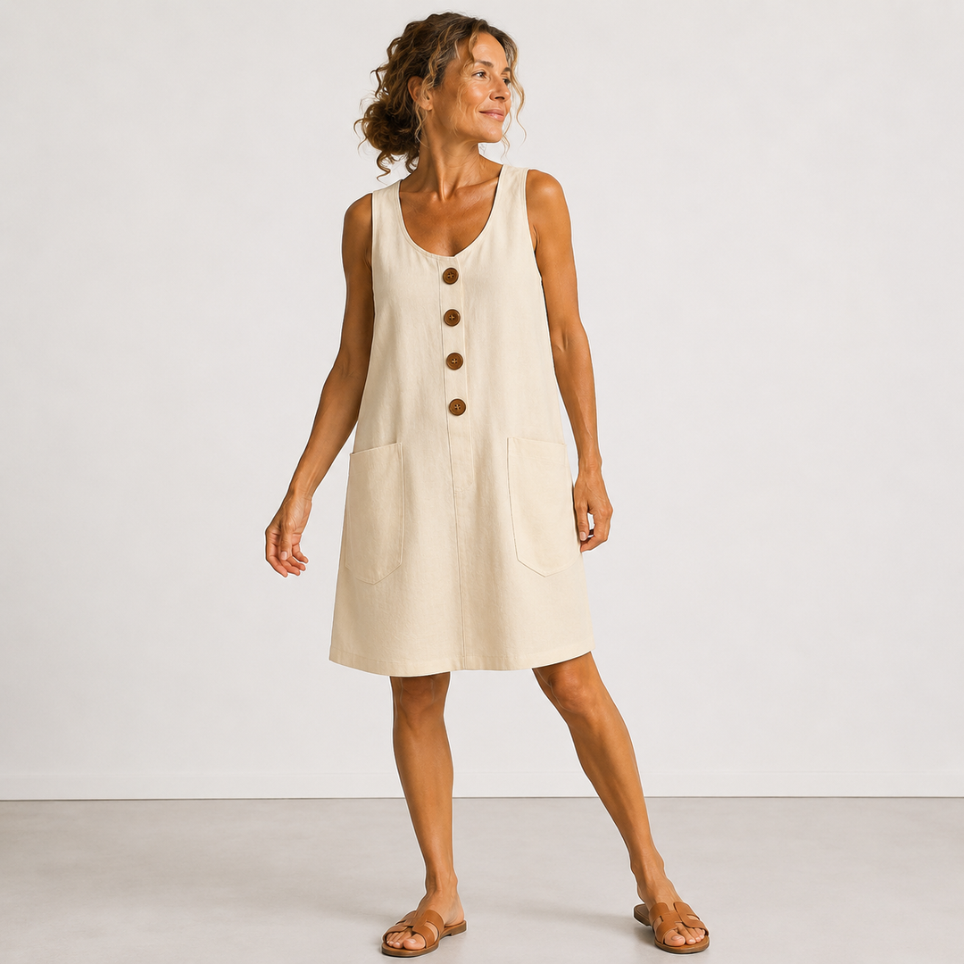 Maud | Abito in cotone e lino