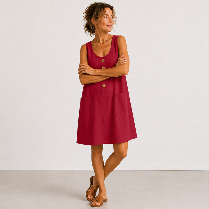 Maud | Abito in cotone e lino