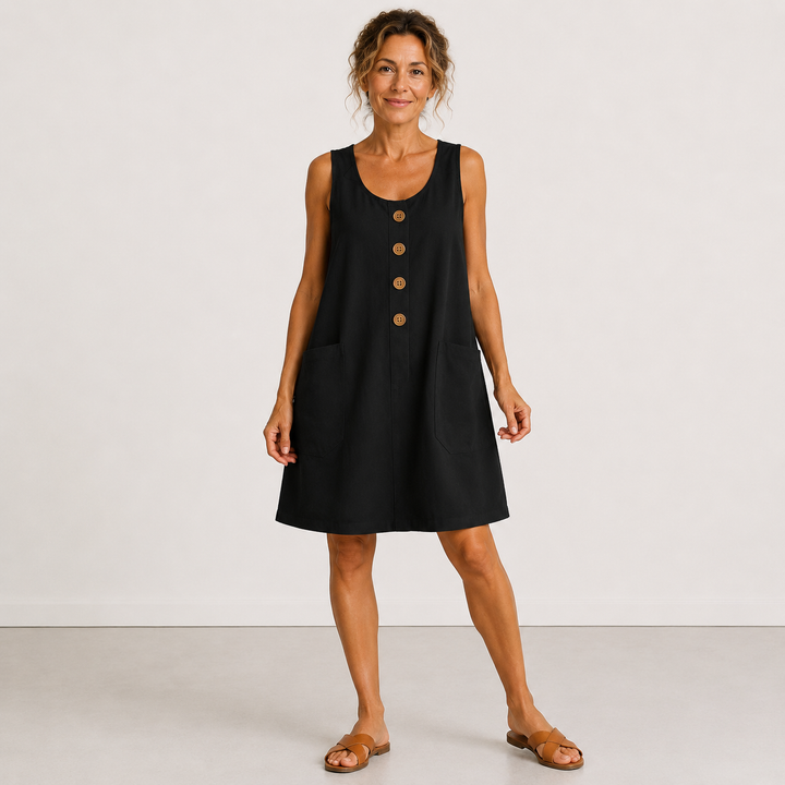 Maud | Abito in cotone e lino