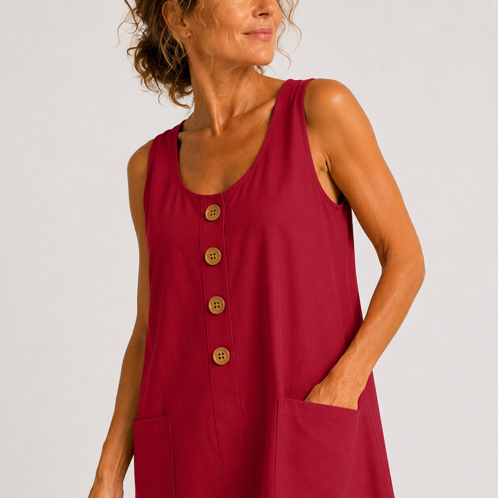 Maud | Abito in cotone e lino