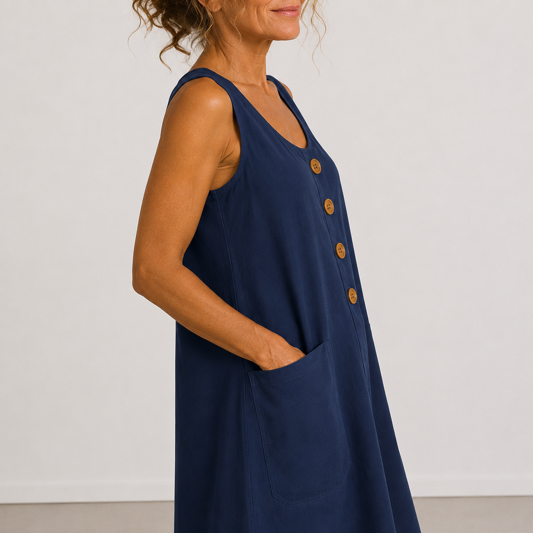 Maud | Abito in cotone e lino