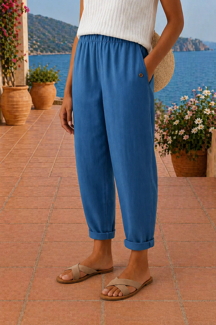 Elena | Pantaloni leggeri in lino