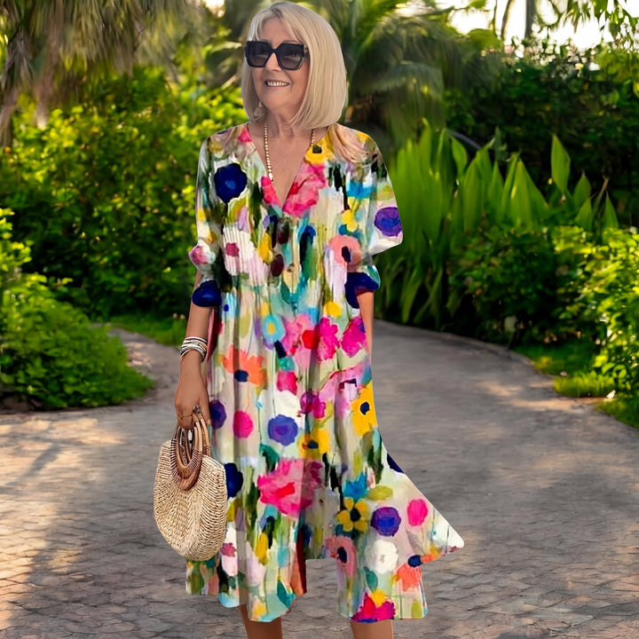 Zariah | Elegante vestito lungo in stile bohemien