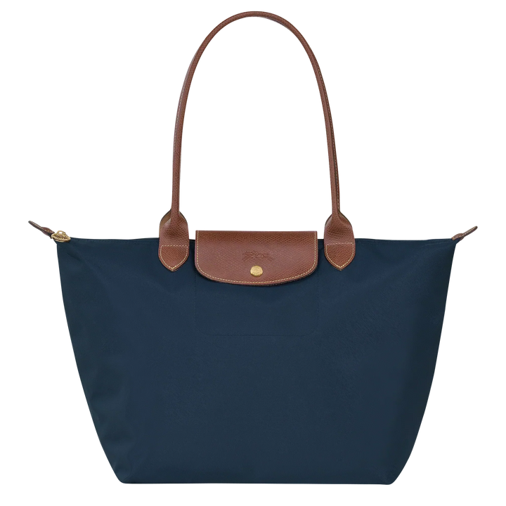 Longchamp Le Pliage – Borsa tote grande – Blu marino