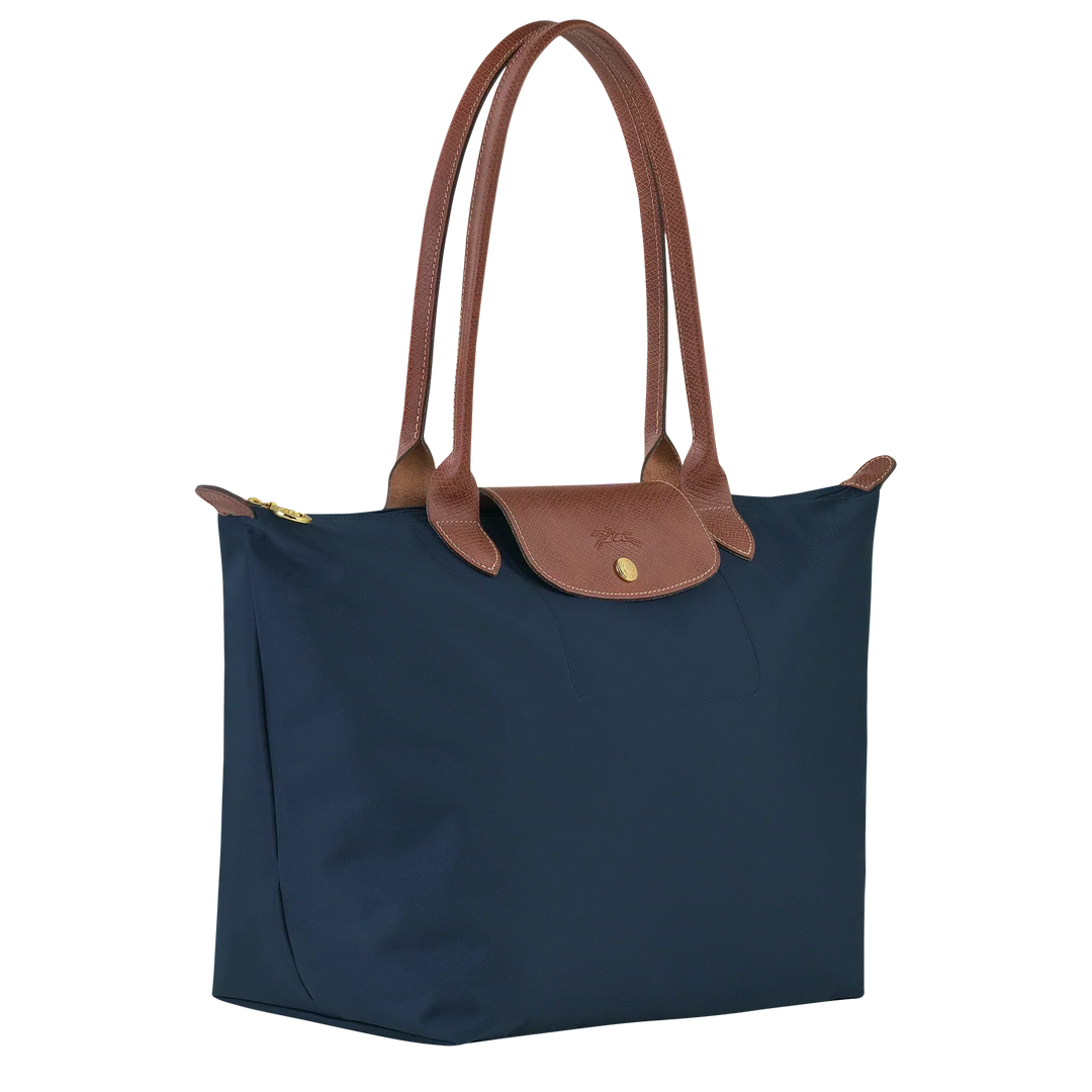 Longchamp Le Pliage – Borsa tote grande – Blu marino