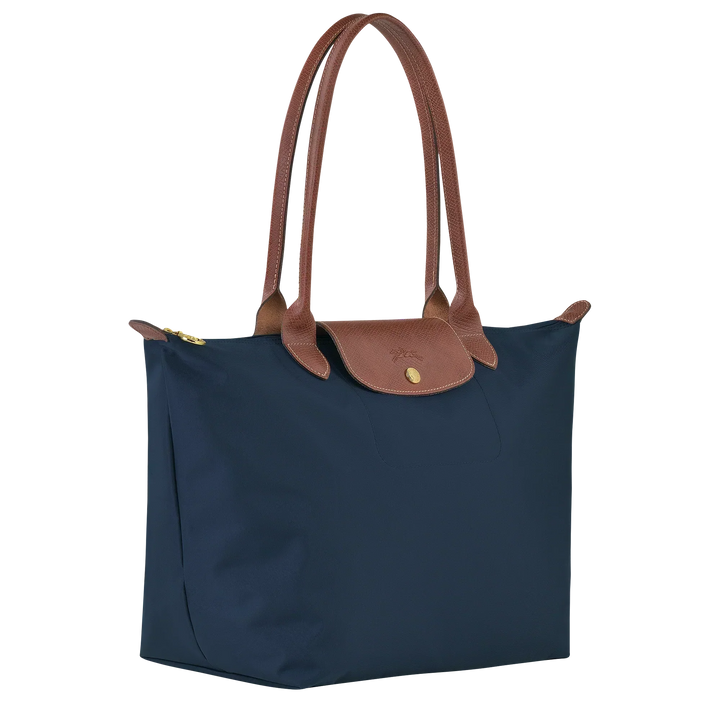 Longchamp Le Pliage – Borsa tote grande – Blu marino