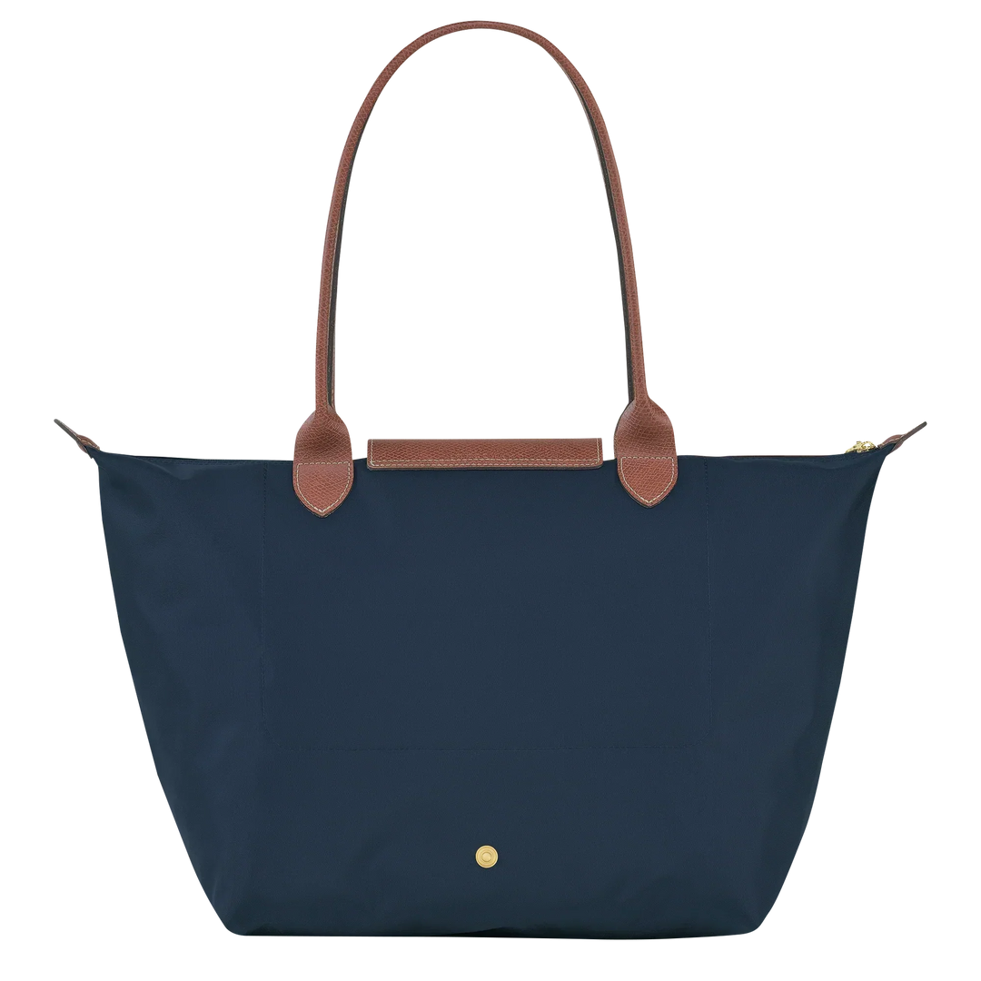 Longchamp Le Pliage – Borsa tote grande – Blu marino