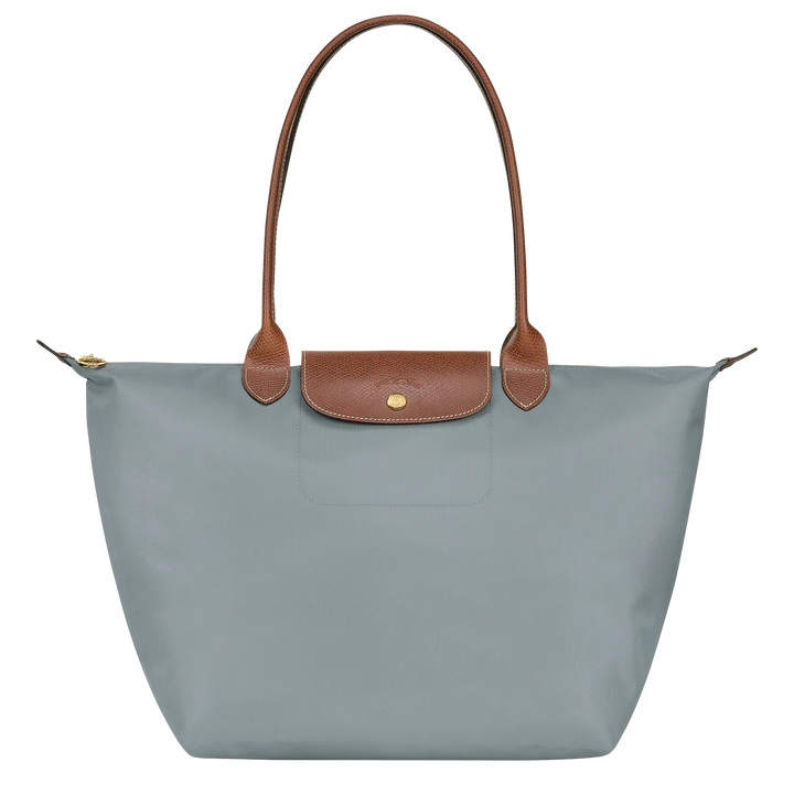 Longchamp Le Pliage – Borsa tote grande – Acciaio