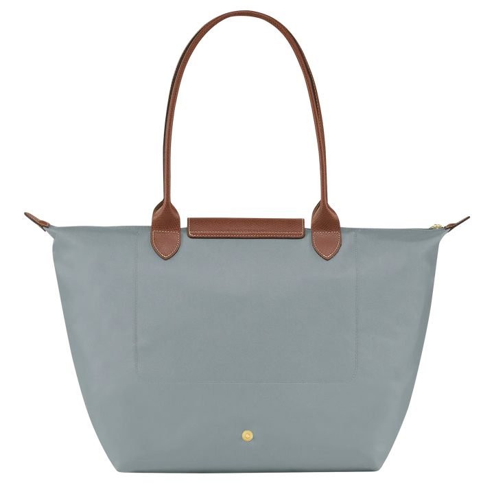 Longchamp Le Pliage – Borsa tote grande – Acciaio