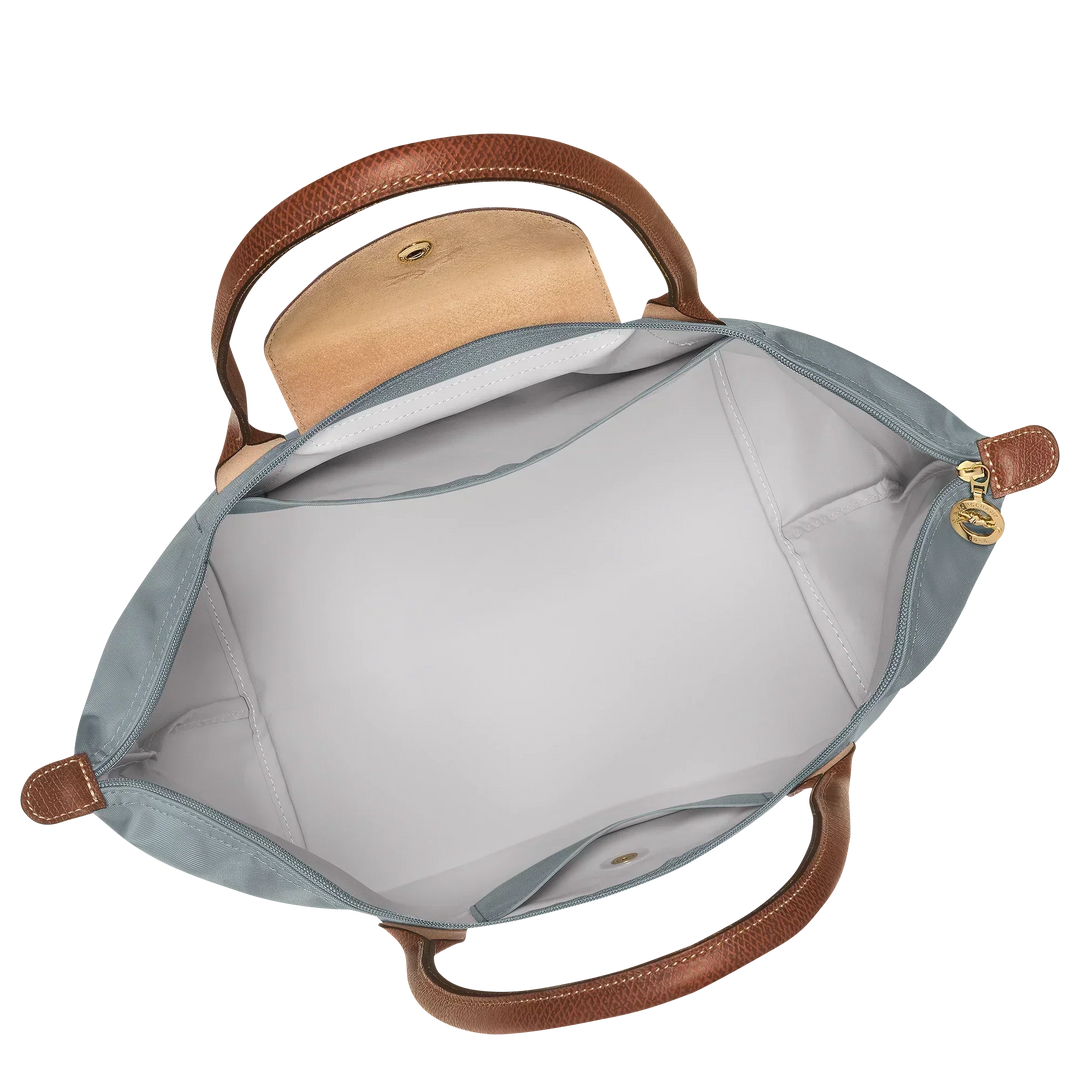 Longchamp Le Pliage – Borsa tote grande – Acciaio