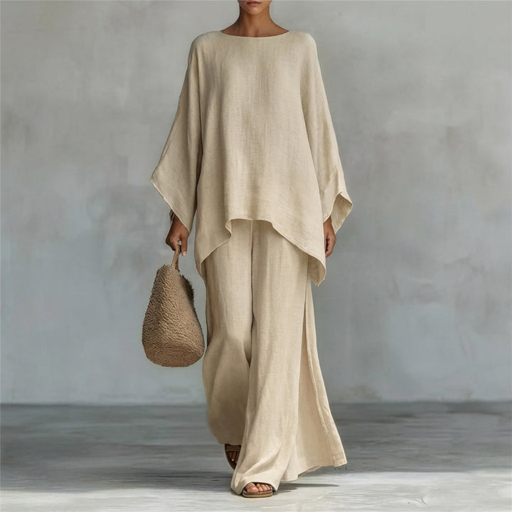 Christine | Completo Due Pezzi a Maniche Lunghe e Pantalone Largo