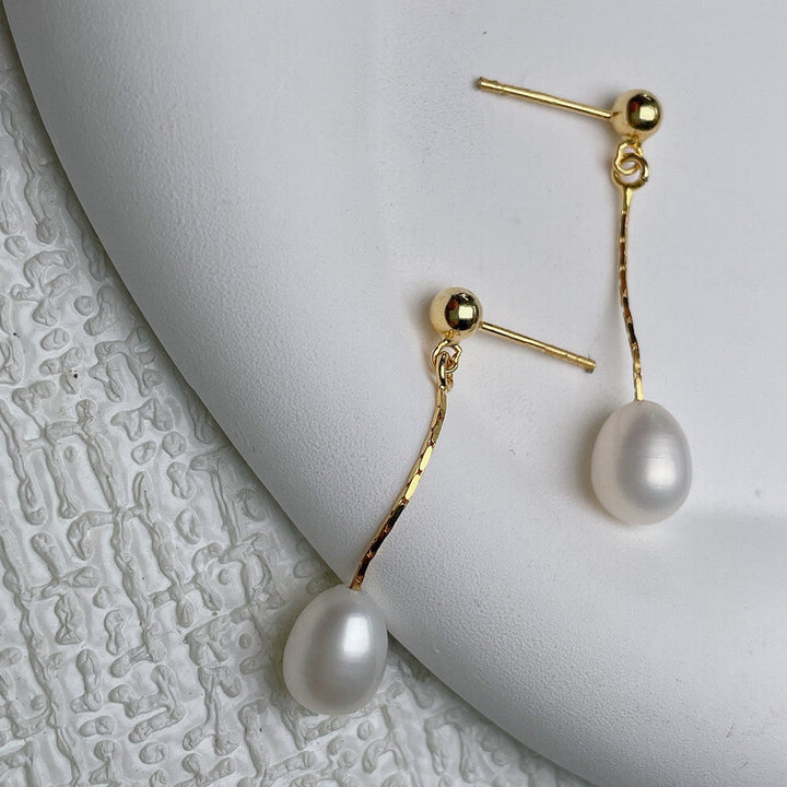 Orecchini con perla elegante