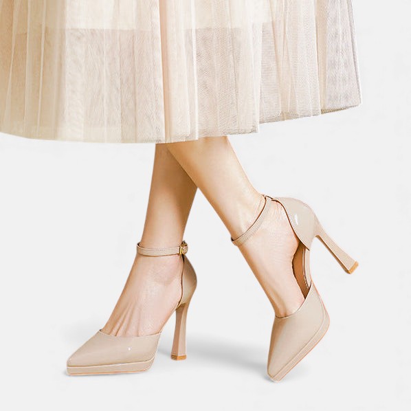 Evette™ | Tacchi Pelle Chiara