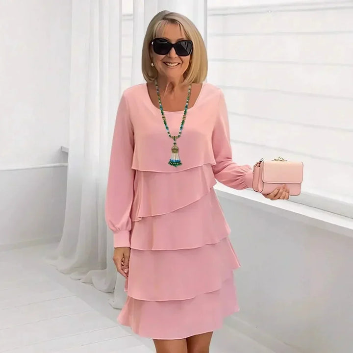 Teresa – Abito elegante e fluido con volant