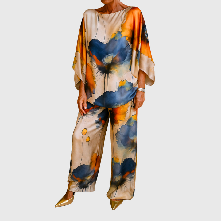 Maelora™ | Completo due pezzi in satin da donna