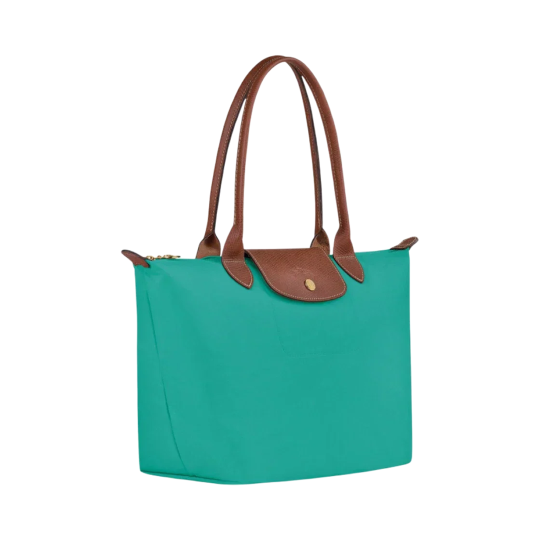 Longchamp Le Pliage – Borsa tote grande – Turchese