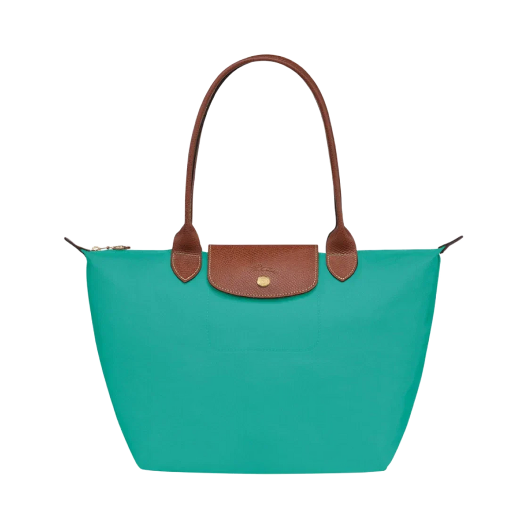 Longchamp Le Pliage – Borsa tote grande – Turchese