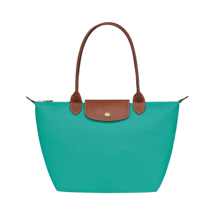 Longchamp Le Pliage – Borsa tote grande – Turchese