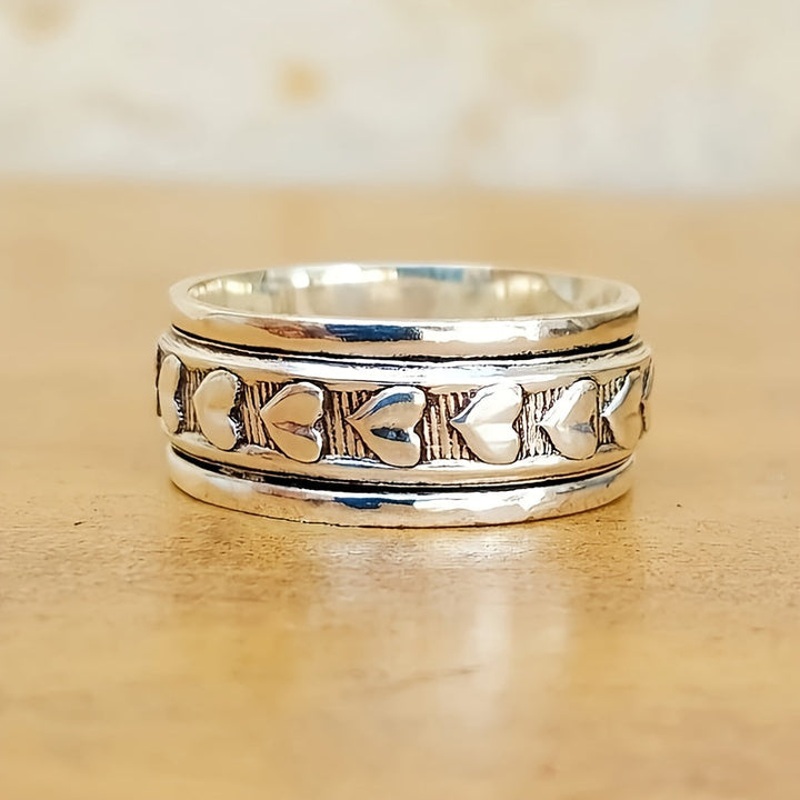 Anello Vintage Boho a Cuore