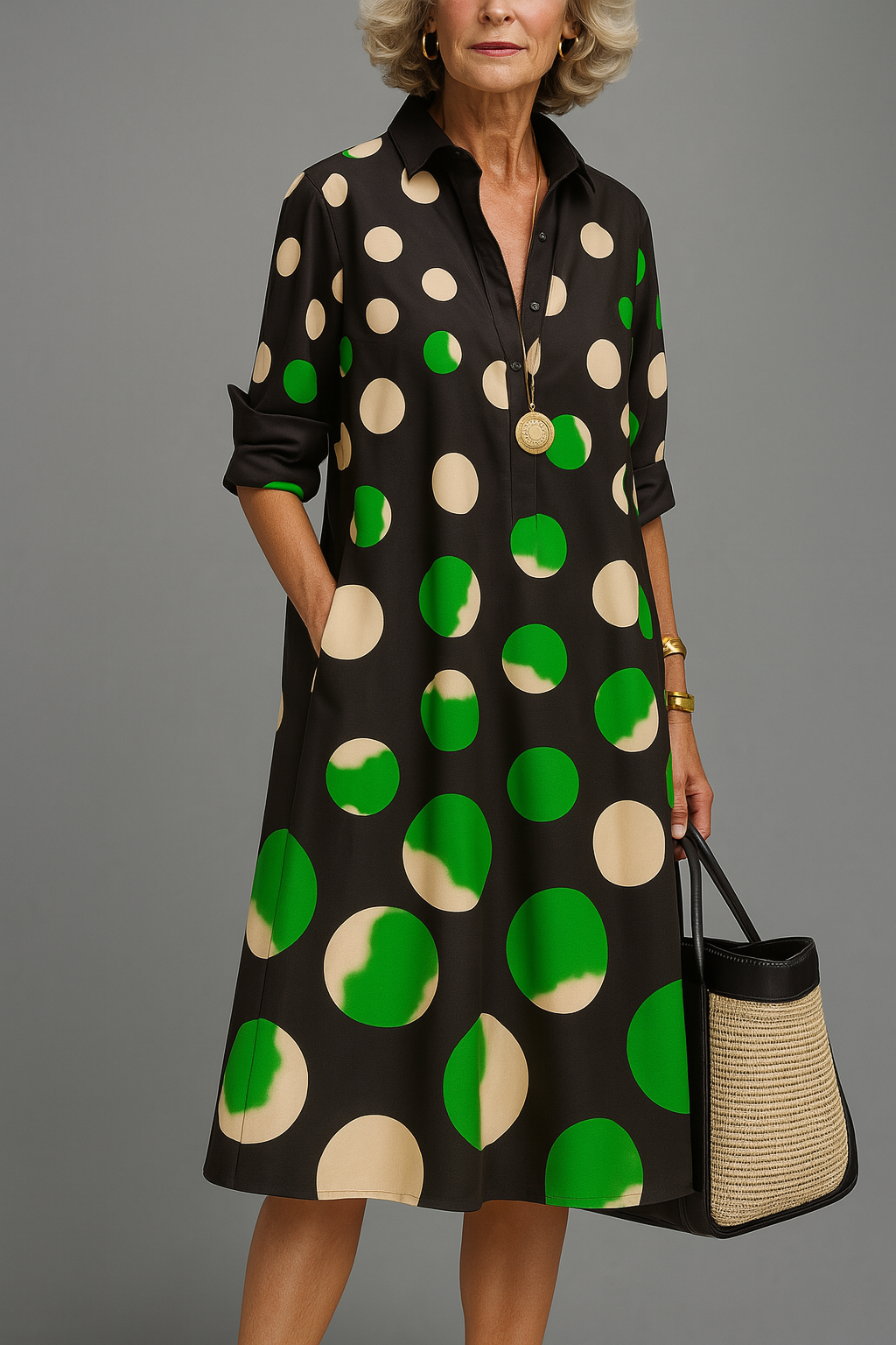 Naomi | Vestito midi elegante e raffinato