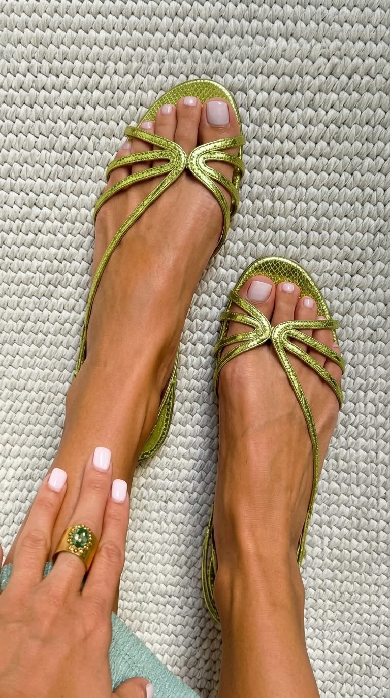 Emma | Sandali Dorati Eleganza Estiva