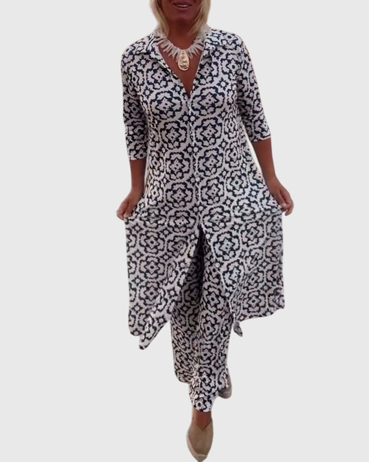 Gabriella™ | Elegante completo vintage due pezzi