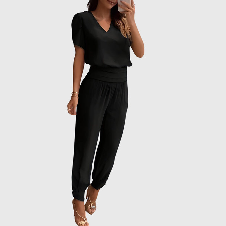 Jennifer™ | Completo trendy con blusa e pantaloni